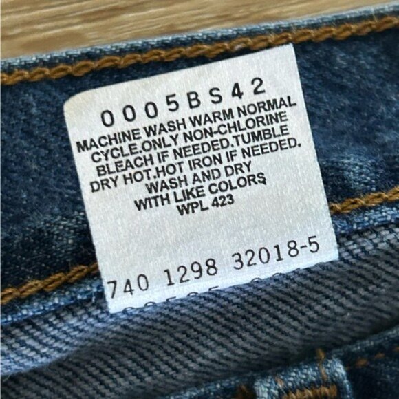 Vintage 80’s Levi’s 505 Men’s Denim Straight Jeans 36 Waist - Picture 8 of 16